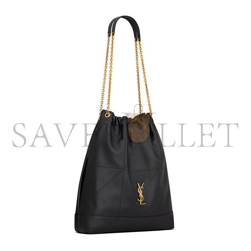 YSL JAMIE LARGE POCHON IN LAMBSKIN 828350AAB321000 (34*41*5cm)